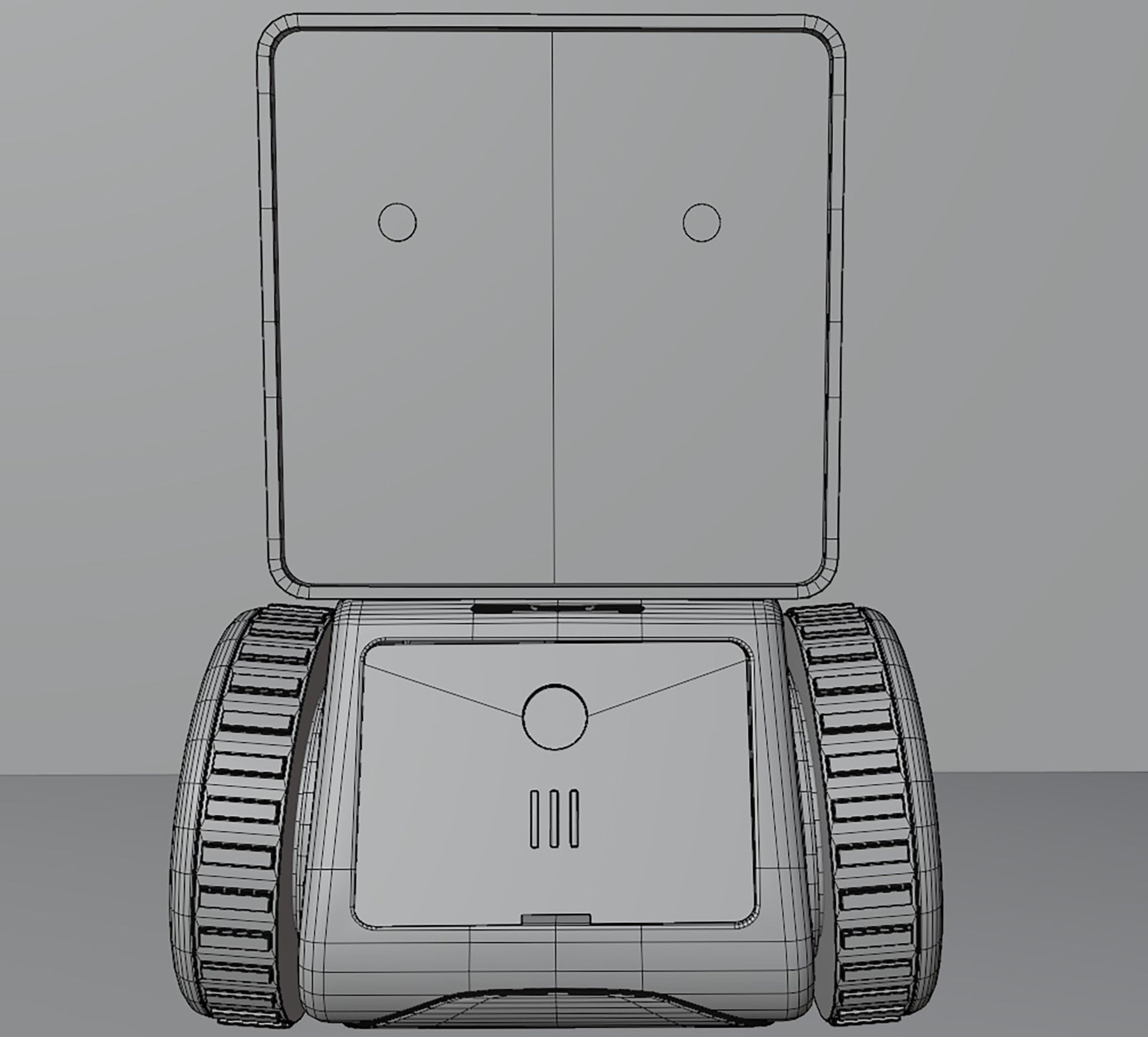 Delivery Intelligence Robot 3D model_11