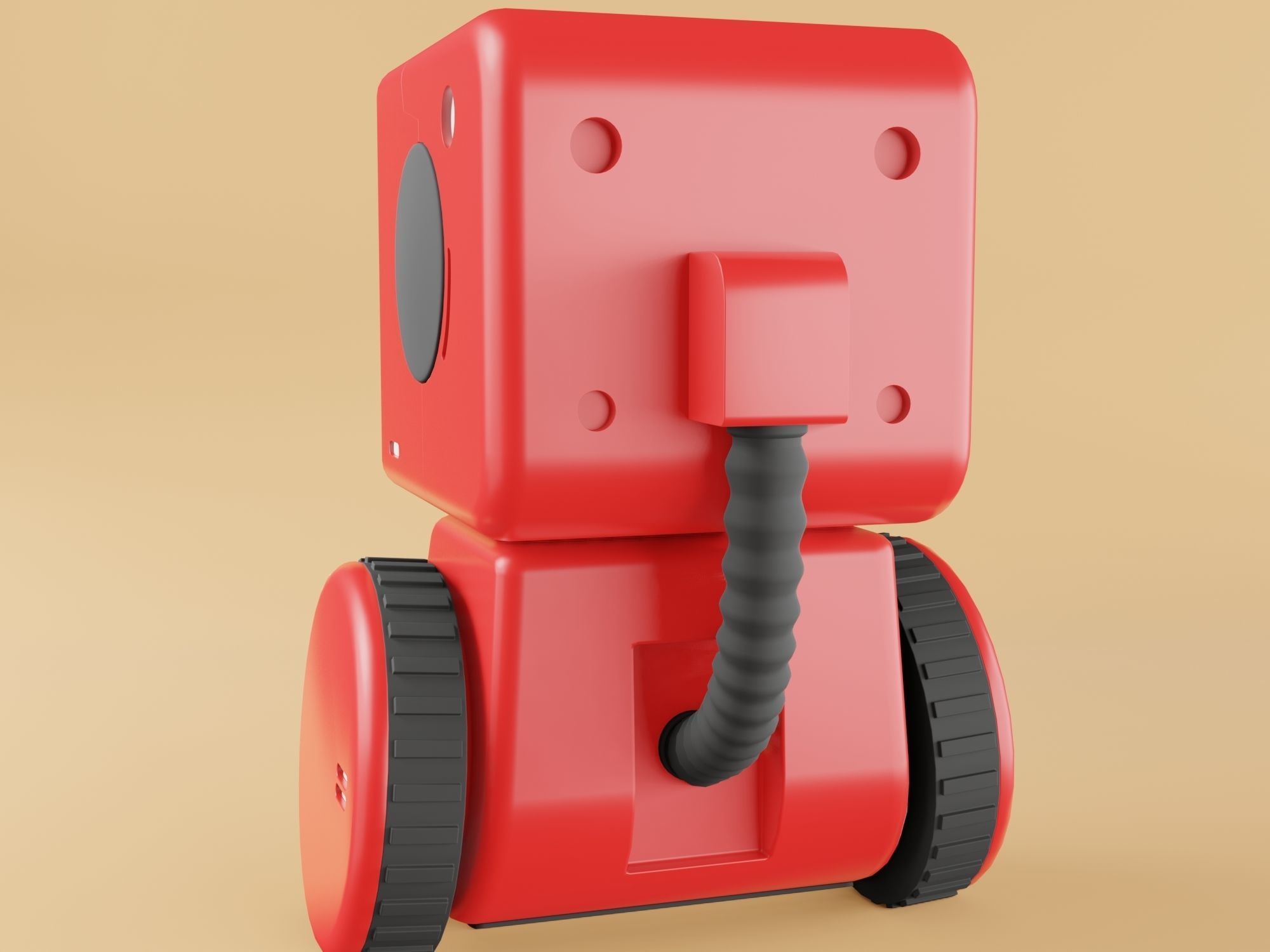 Delivery Intelligence Robot 3D model_2