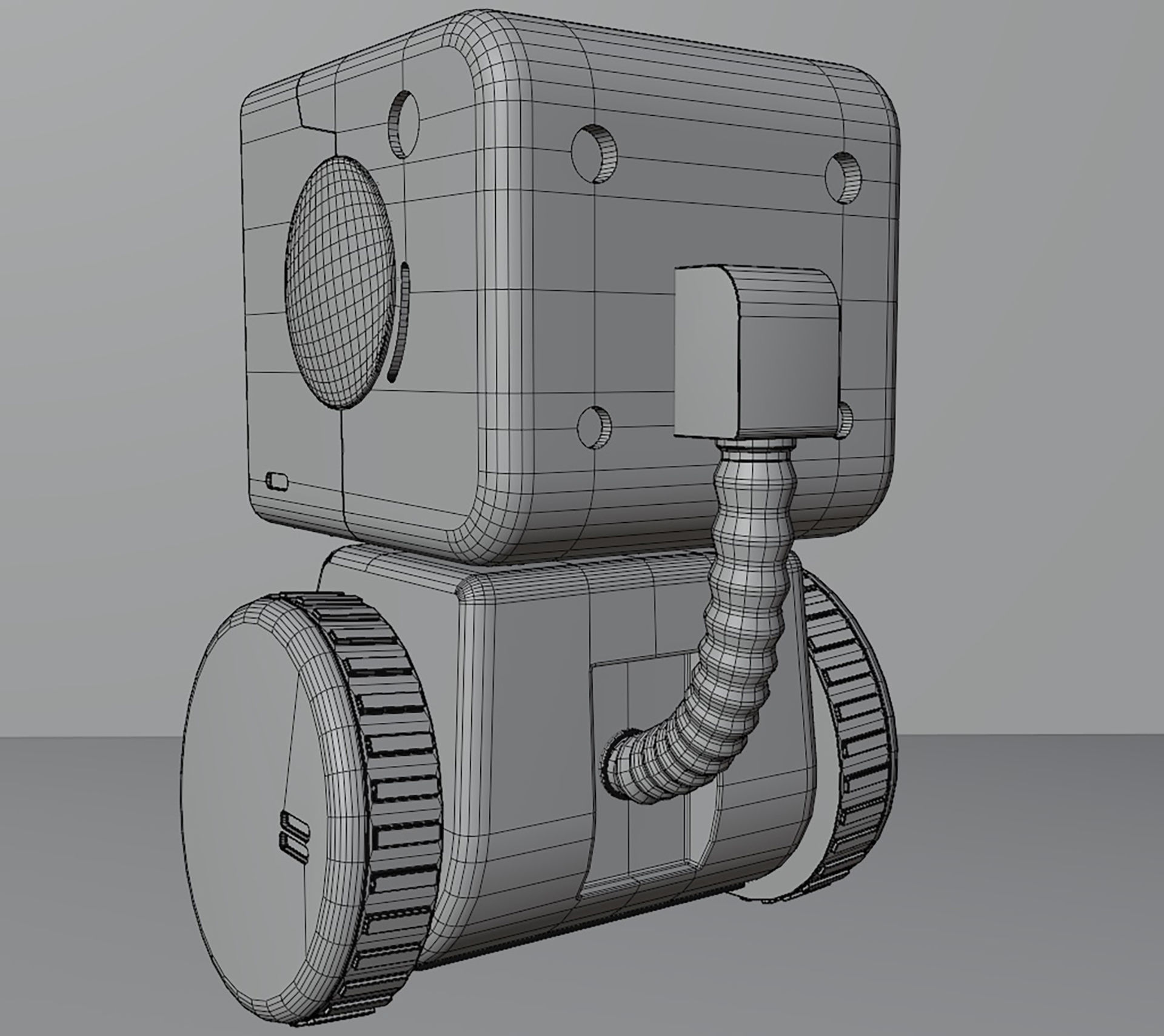 Delivery Intelligence Robot 3D model_13