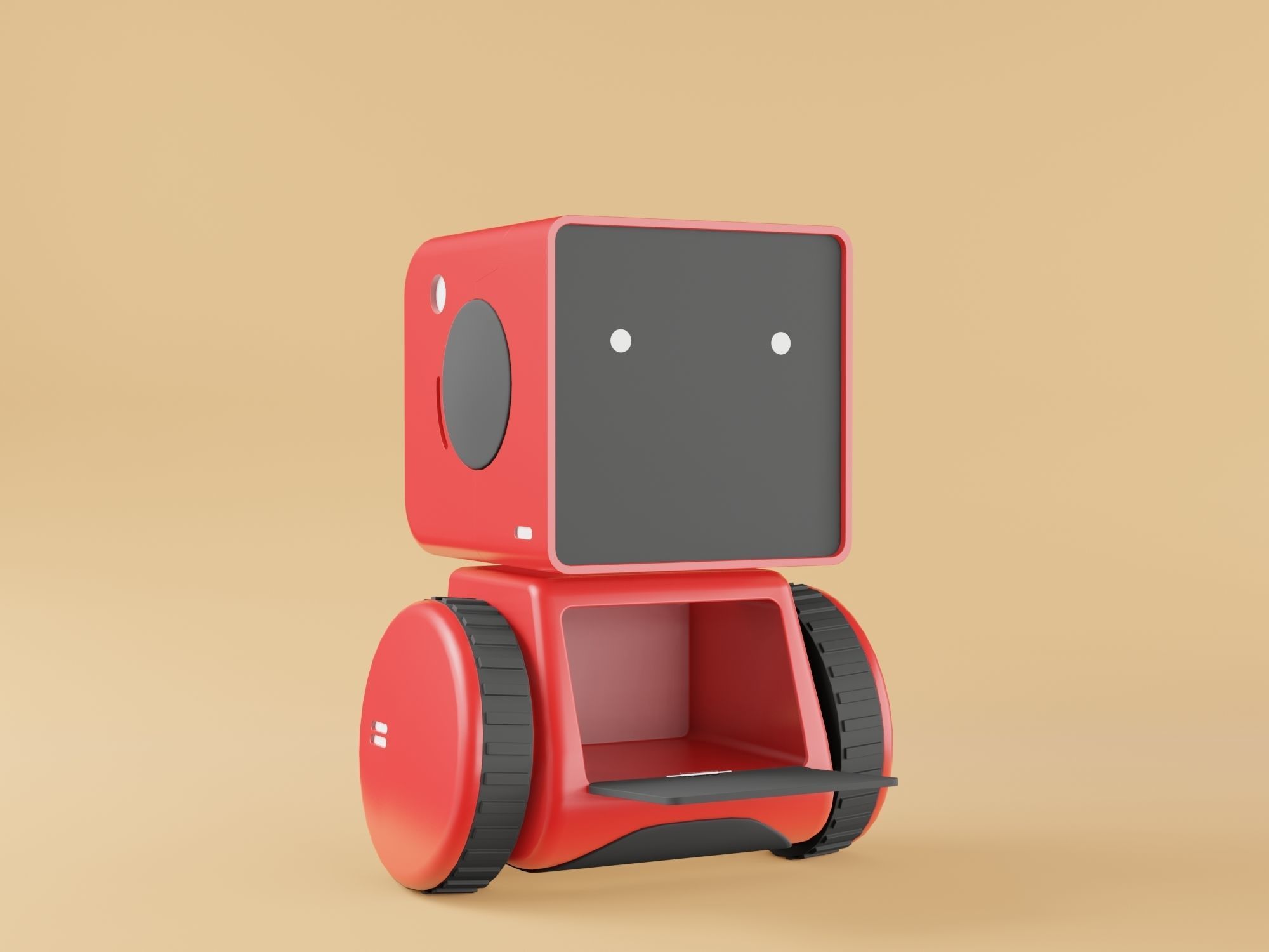 Delivery Intelligence Robot 3D model_5