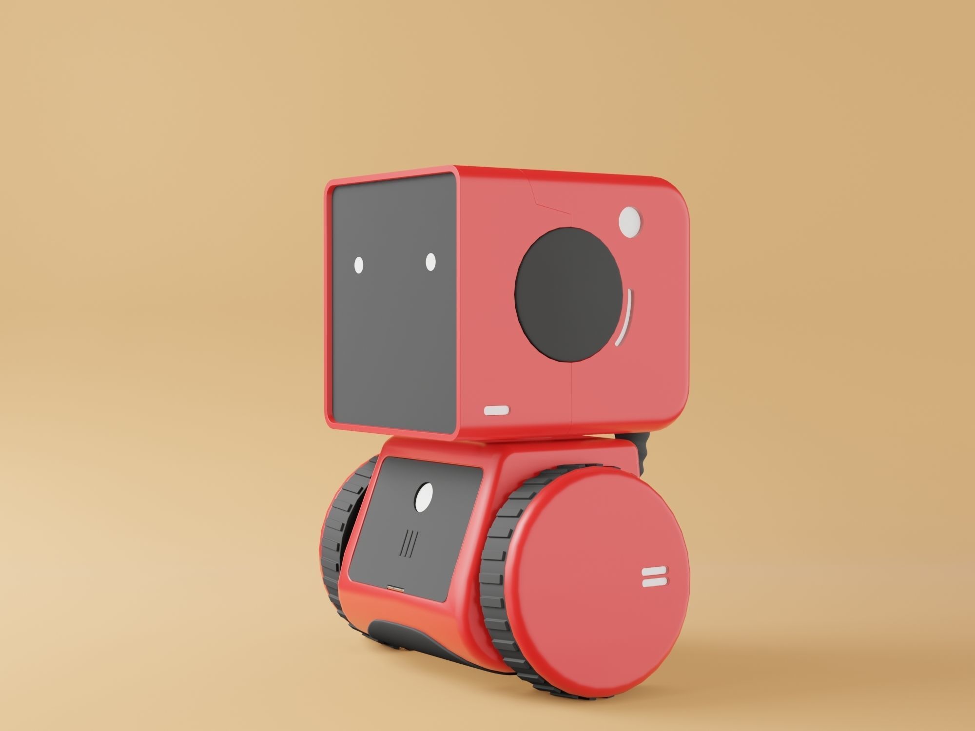 Delivery Intelligence Robot 3D model_3