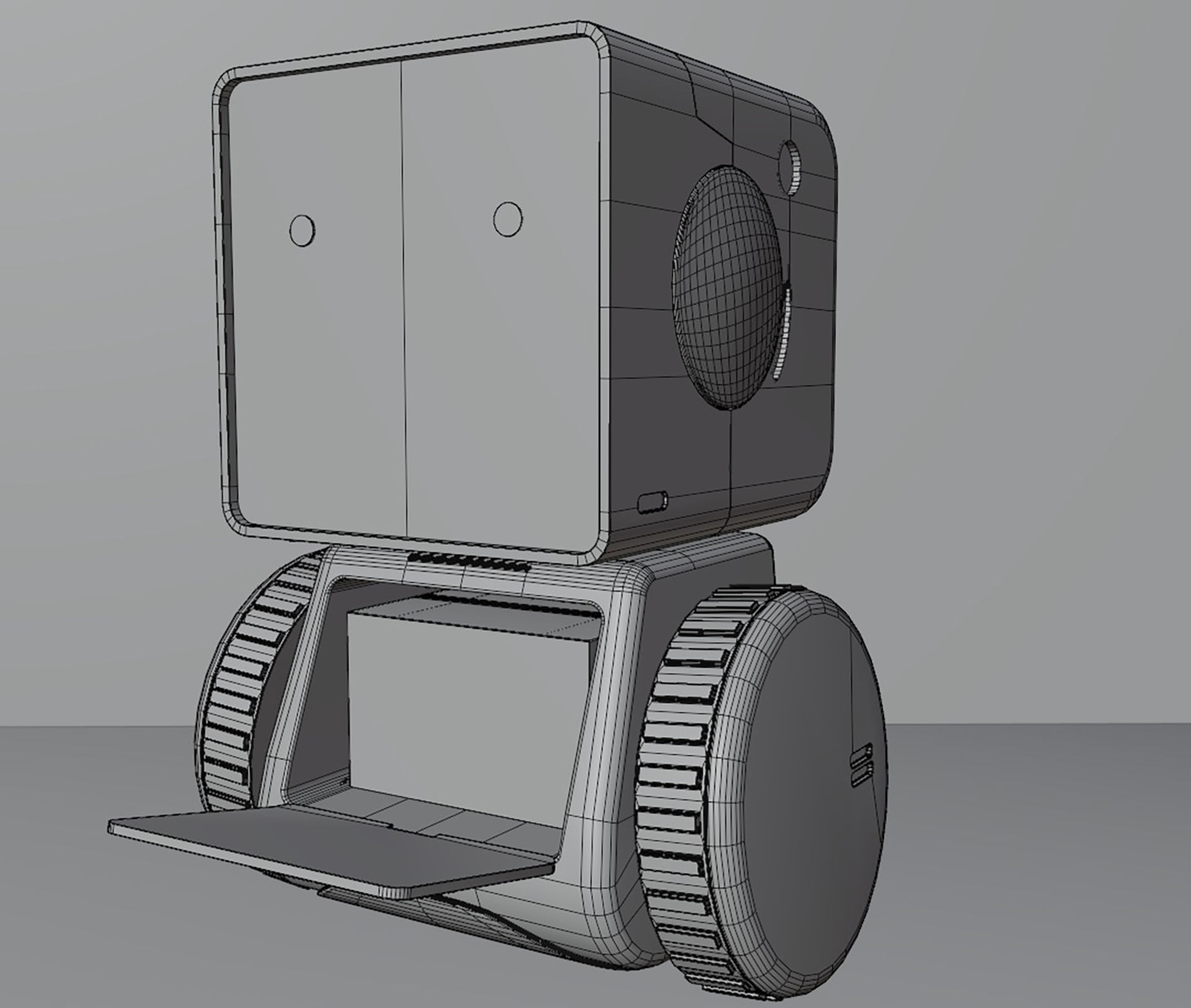 Delivery Intelligence Robot 3D model_14