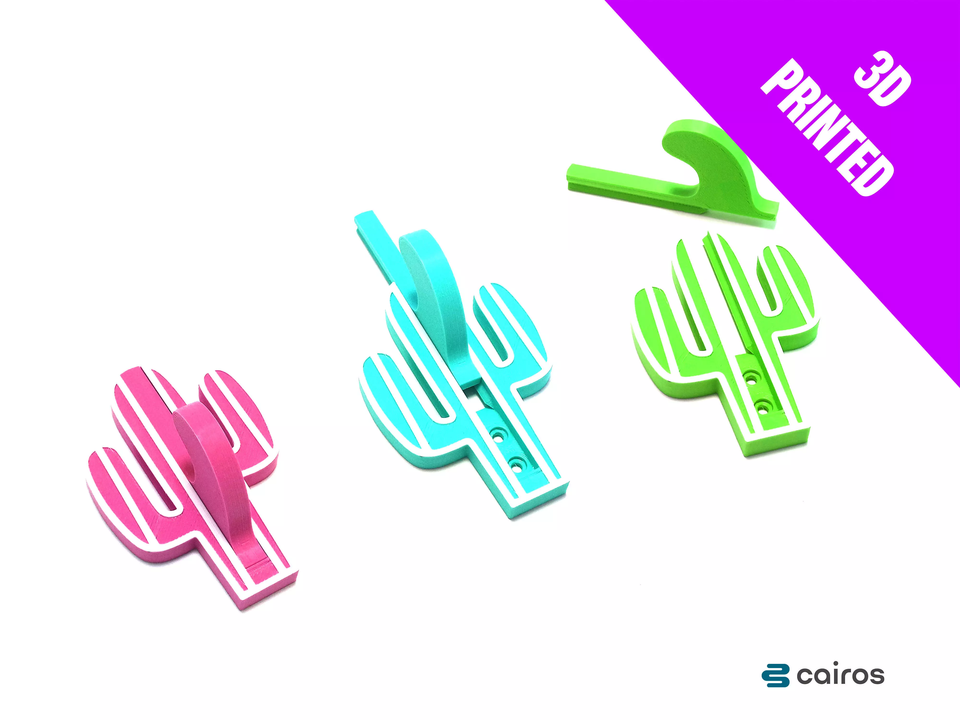 CACTUS COAT HANGER - COAT RACK 3D print model_0