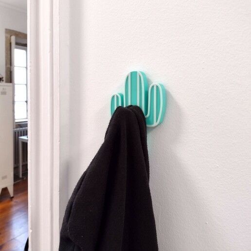 CACTUS COAT HANGER - COAT RACK 3D print model_6