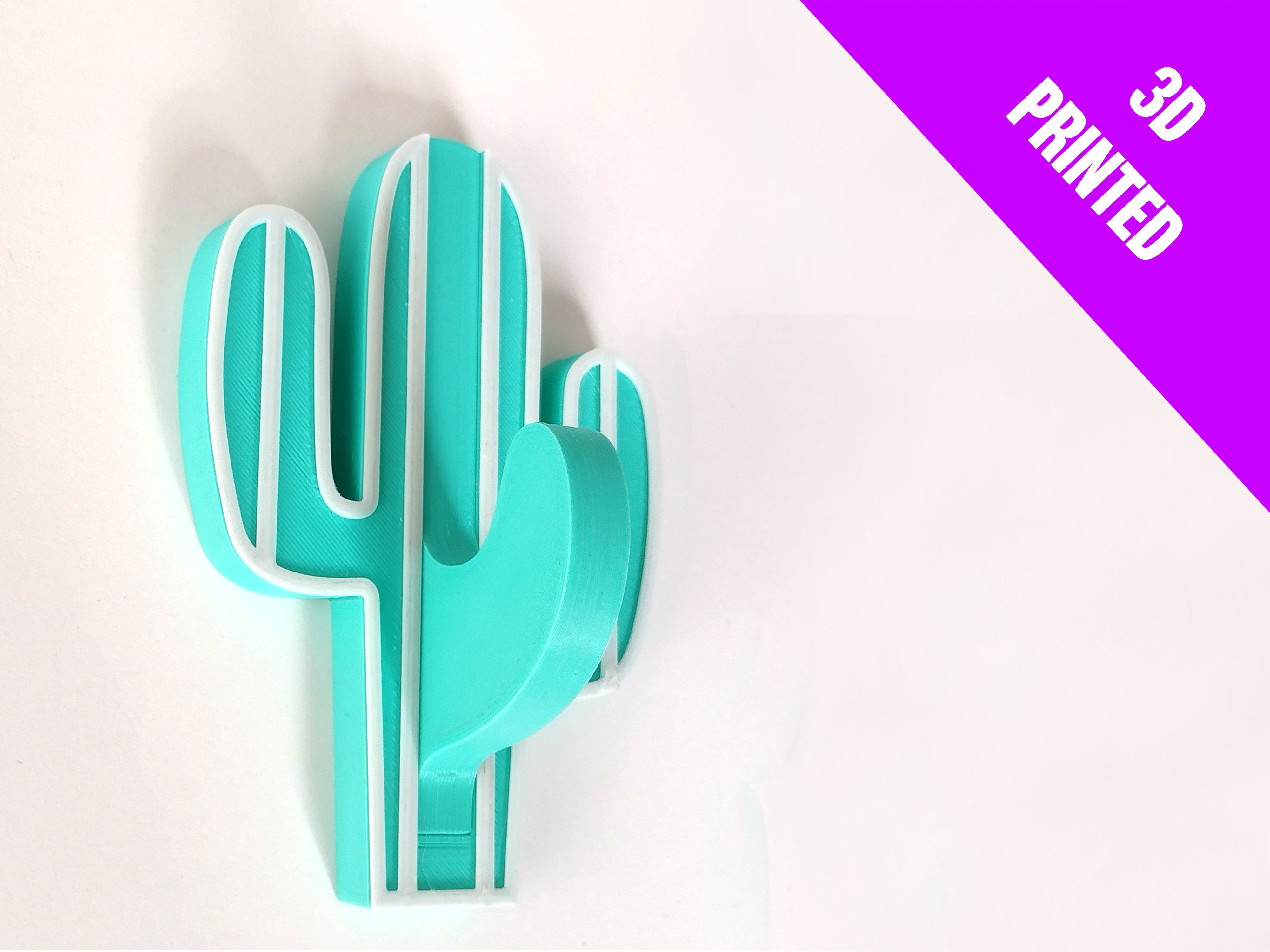 CACTUS COAT HANGER - COAT RACK 3D print model_1