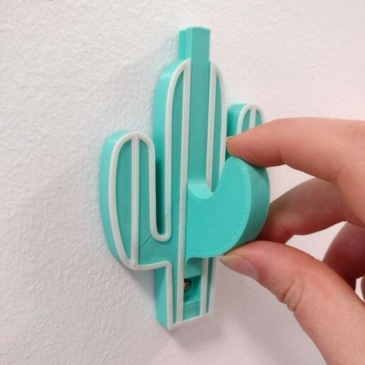 CACTUS COAT HANGER - COAT RACK 3D print model_7