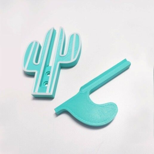 CACTUS COAT HANGER - COAT RACK 3D print model_5