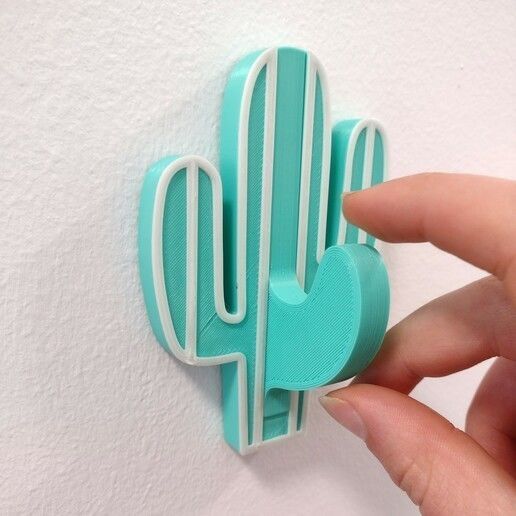 CACTUS COAT HANGER - COAT RACK 3D print model_8