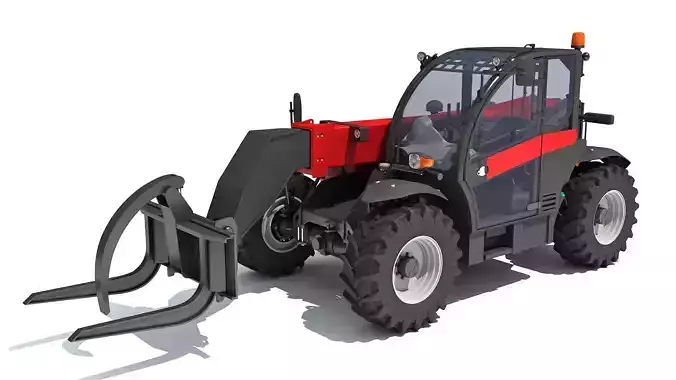 Telehandler Forklift 3D 3D model