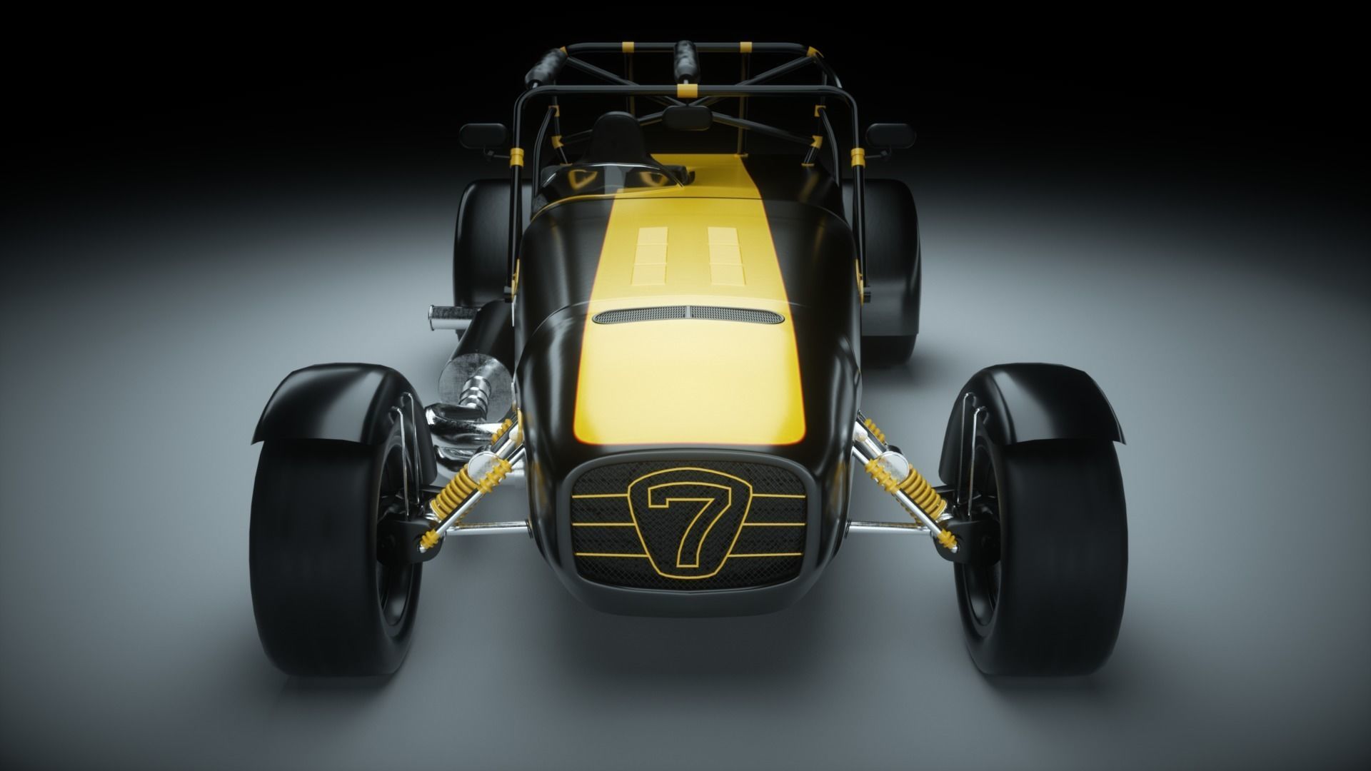 Caterham Racing 3D model_2