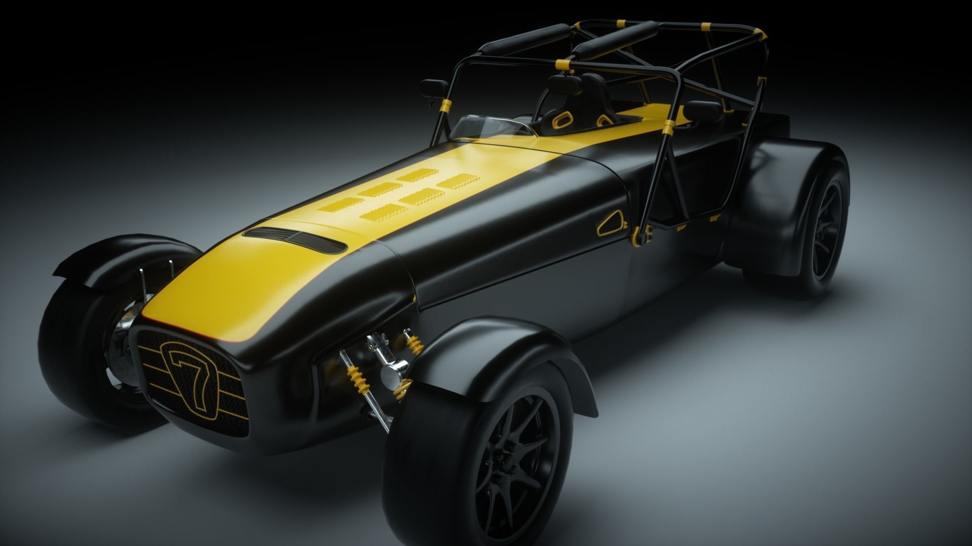 Caterham Racing 3D model_1