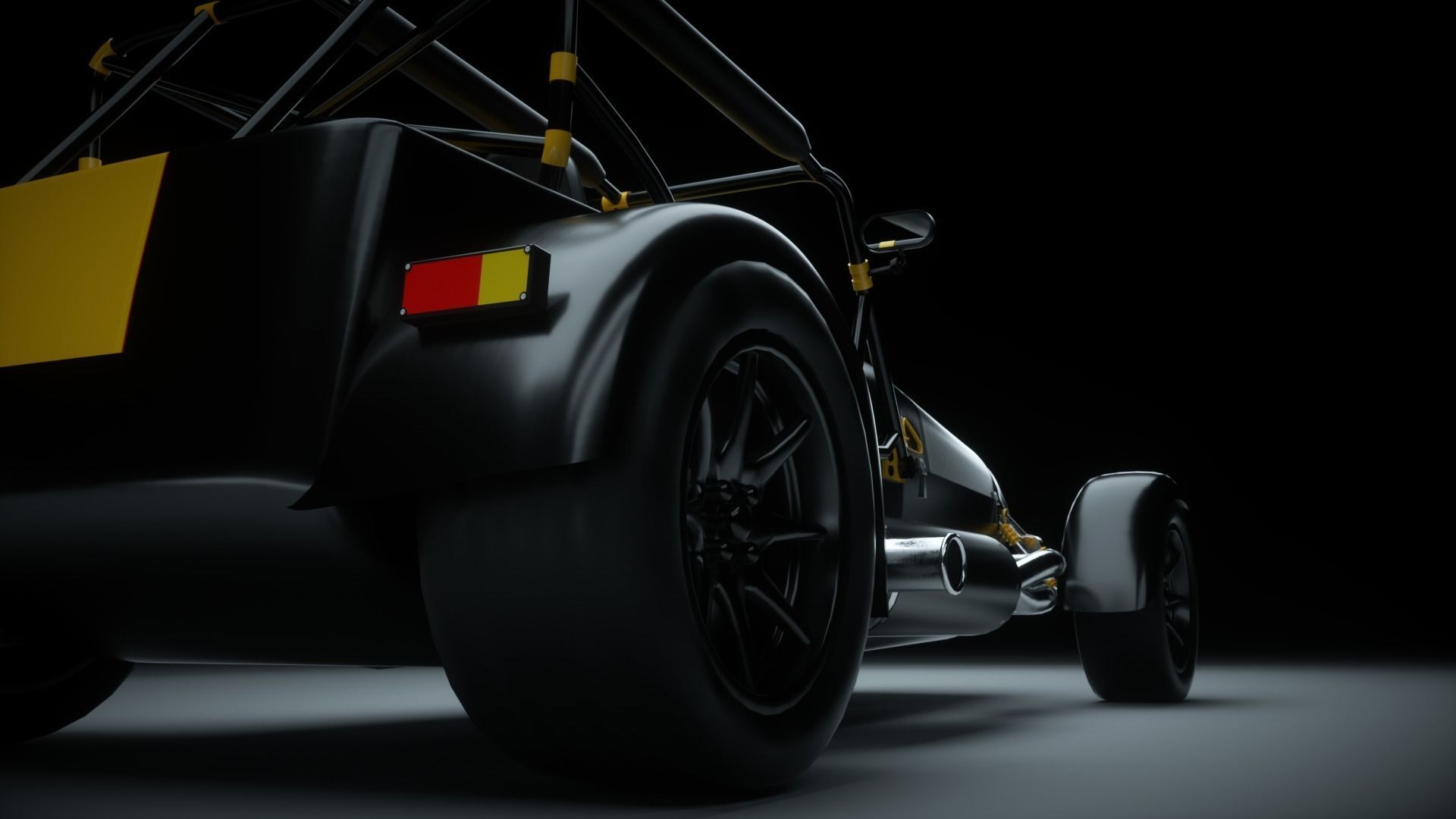 Caterham Racing 3D model_7