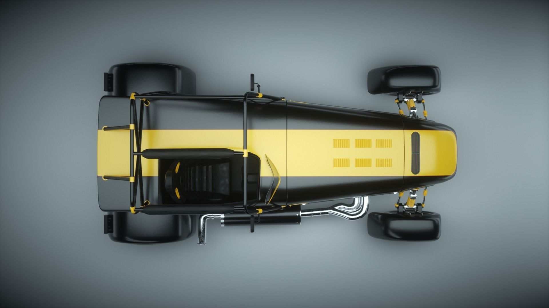 Caterham Racing 3D model_5