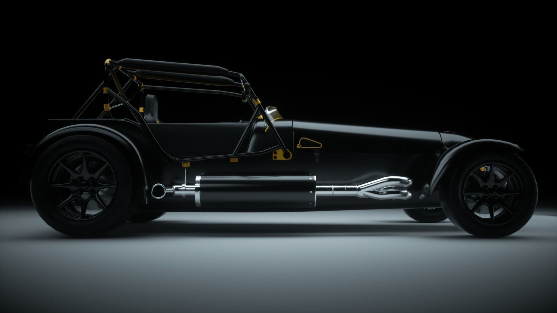 Caterham Racing 3D model_4