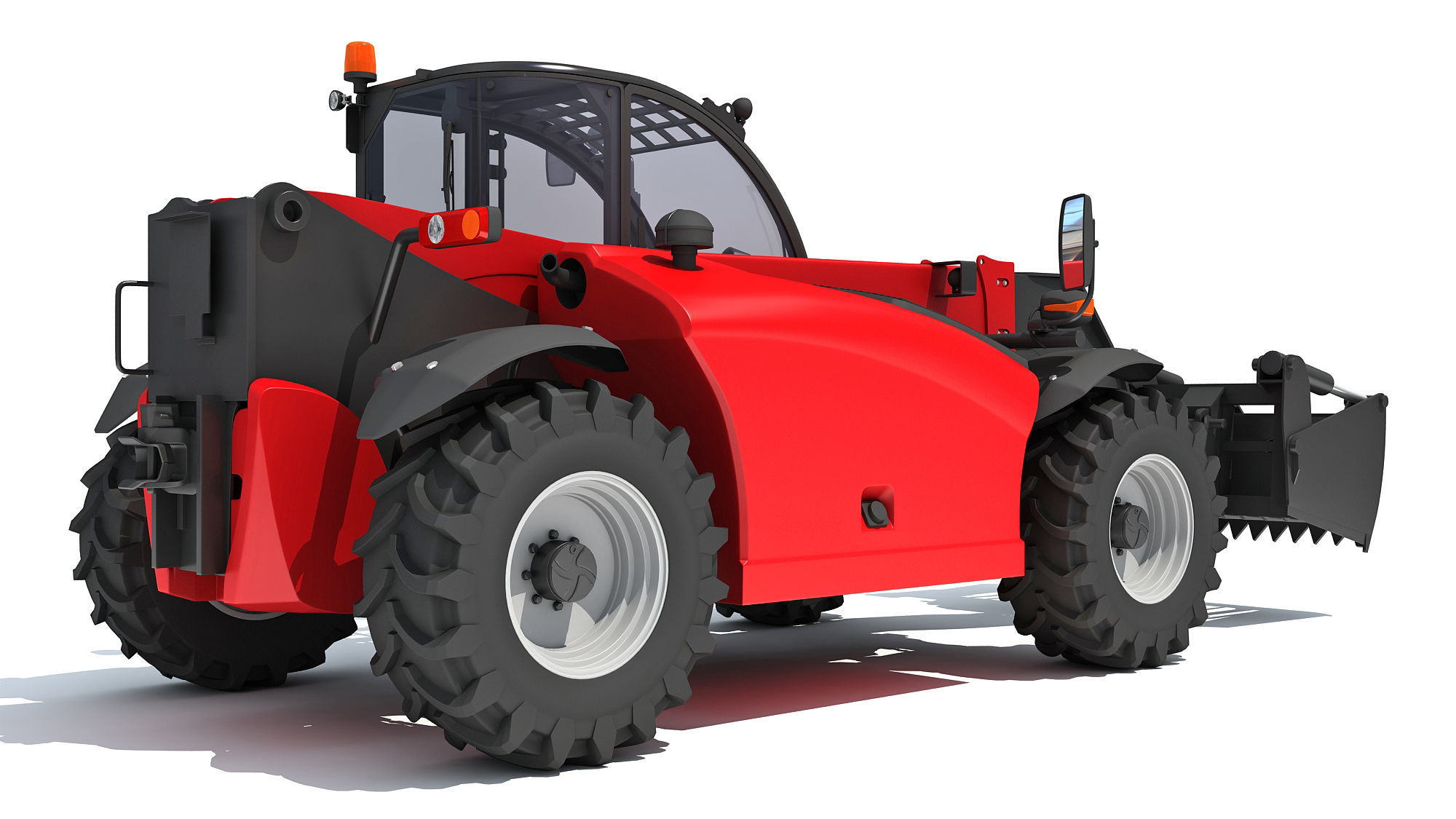 Forklift Bucket Telehandler 3D model_5
