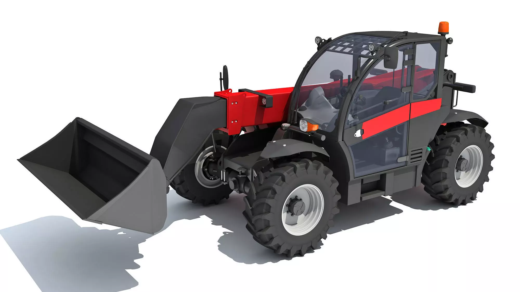 Telehandler Scoop Bucket 3D model_0