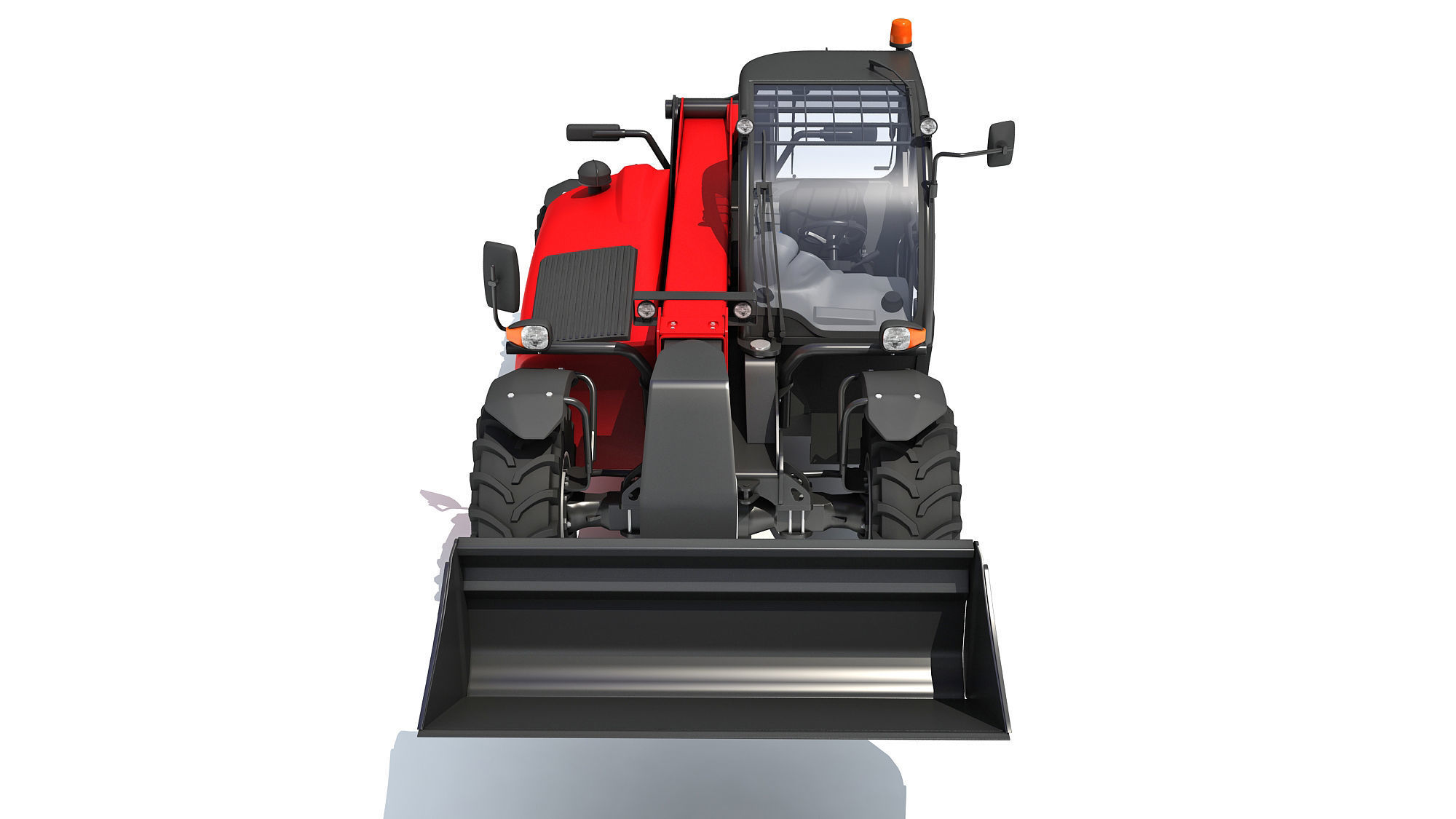 Telehandler Scoop Bucket 3D model_10