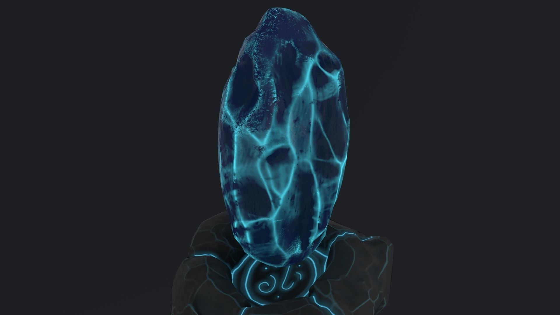 Stylized Altar Low-poly 3D model_47