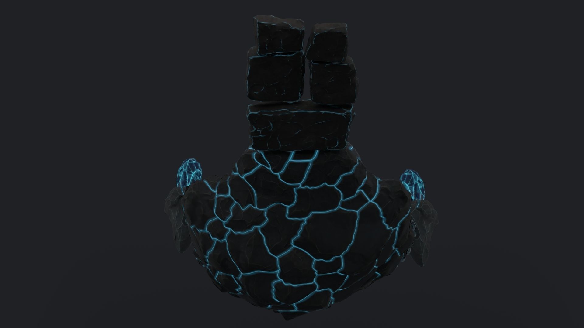 Stylized Altar Low-poly 3D model_23