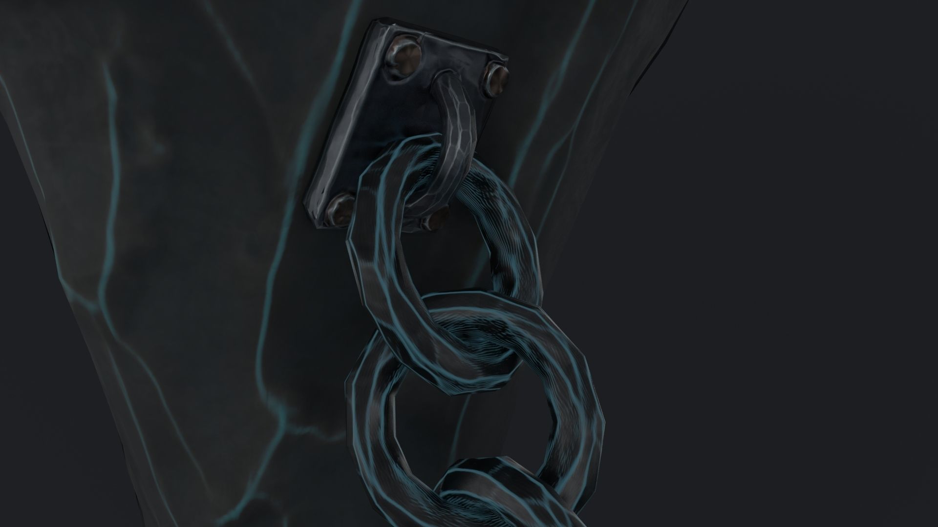 Stylized Altar Low-poly 3D model_48