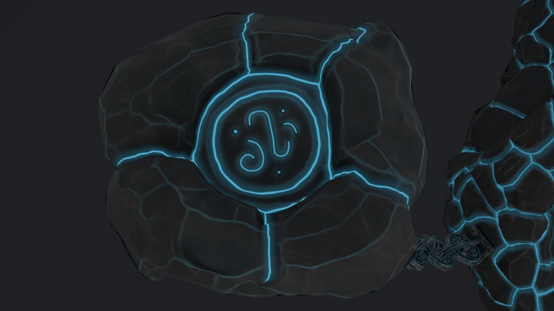 Stylized Altar Low-poly 3D model_46