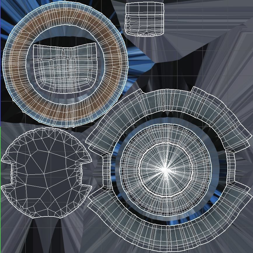 Stylized Altar Low-poly 3D model_62