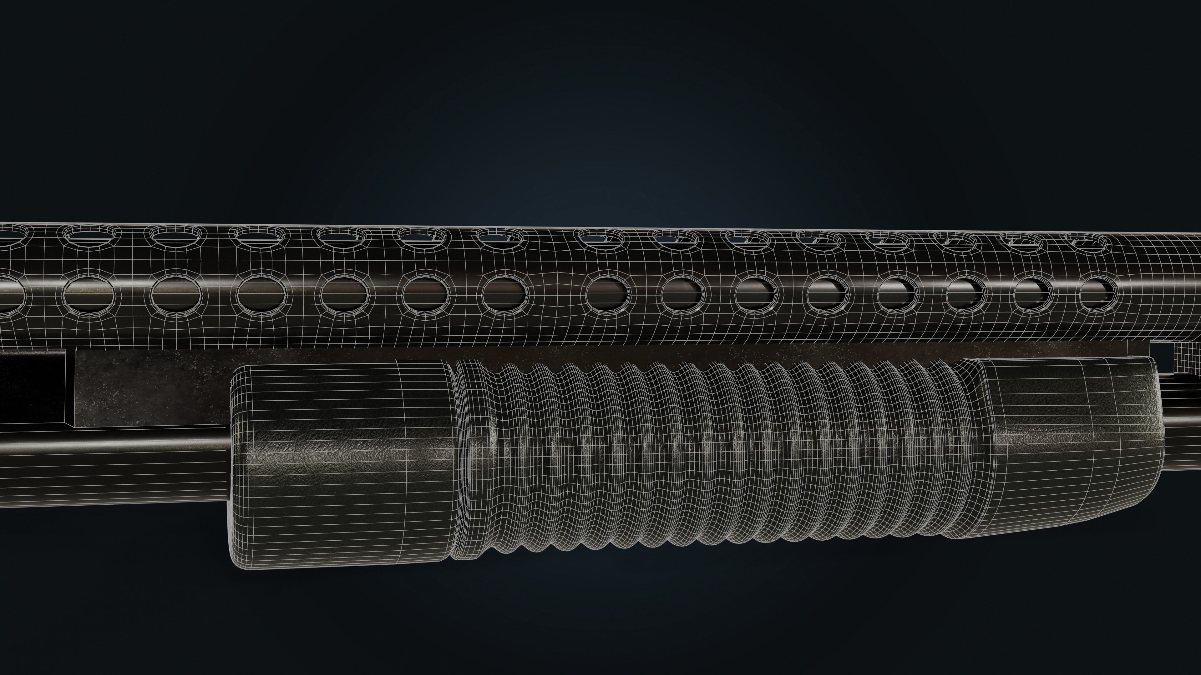 Mossberg 500 Shotgun 3D model_17