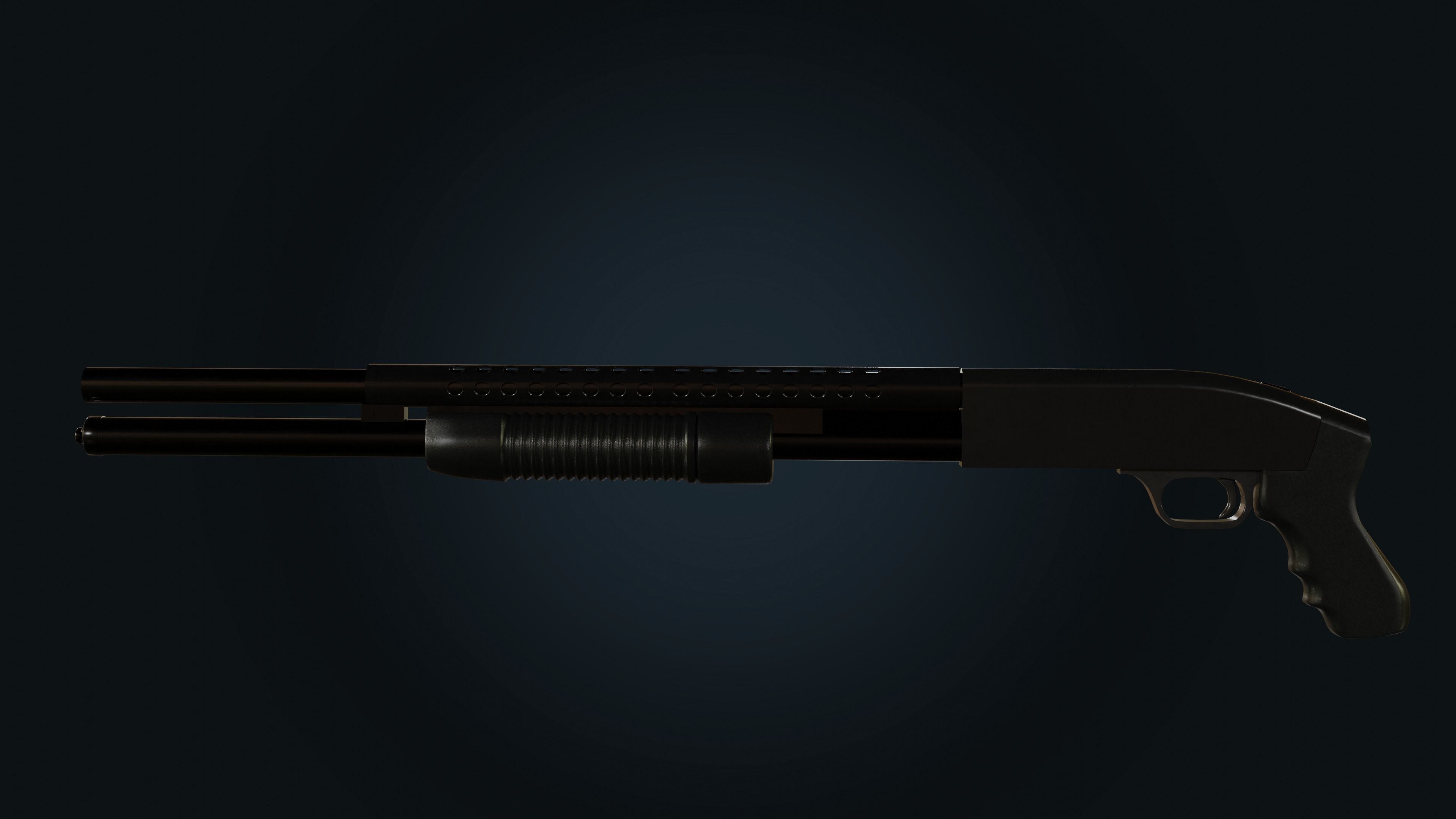 Mossberg 500 Shotgun 3D model_22