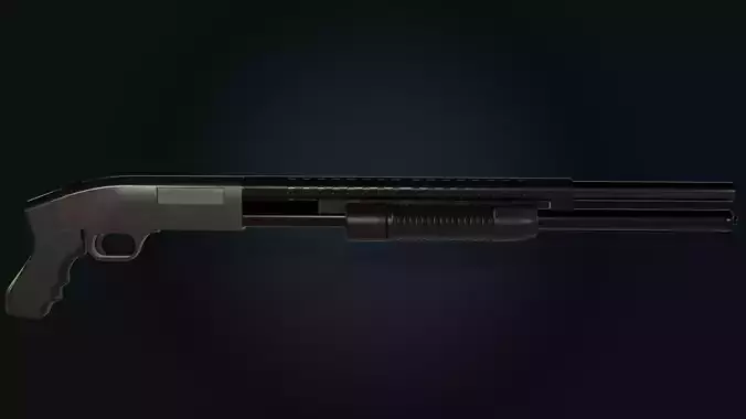 Mossberg 500 Shotgun 3D model