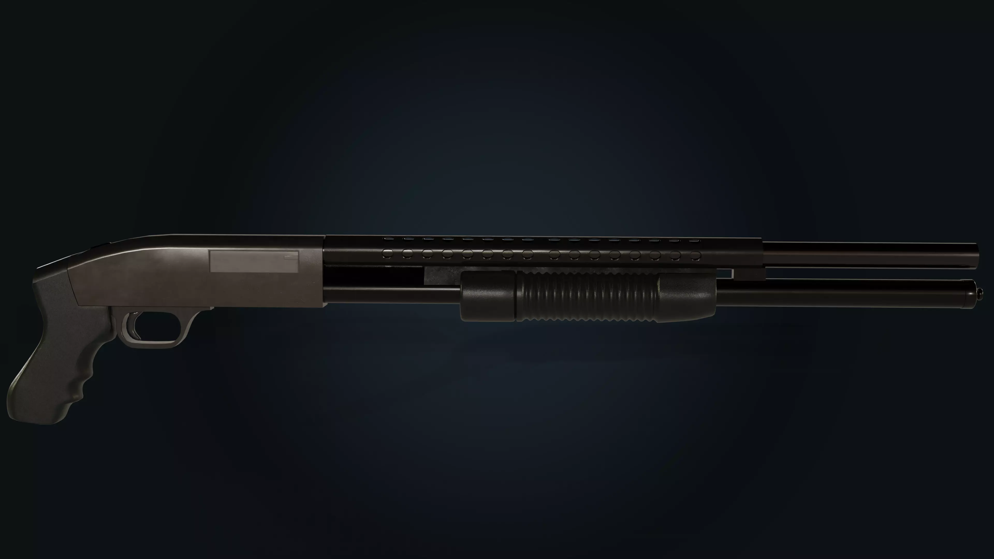 Mossberg 500 Shotgun 3D model_0