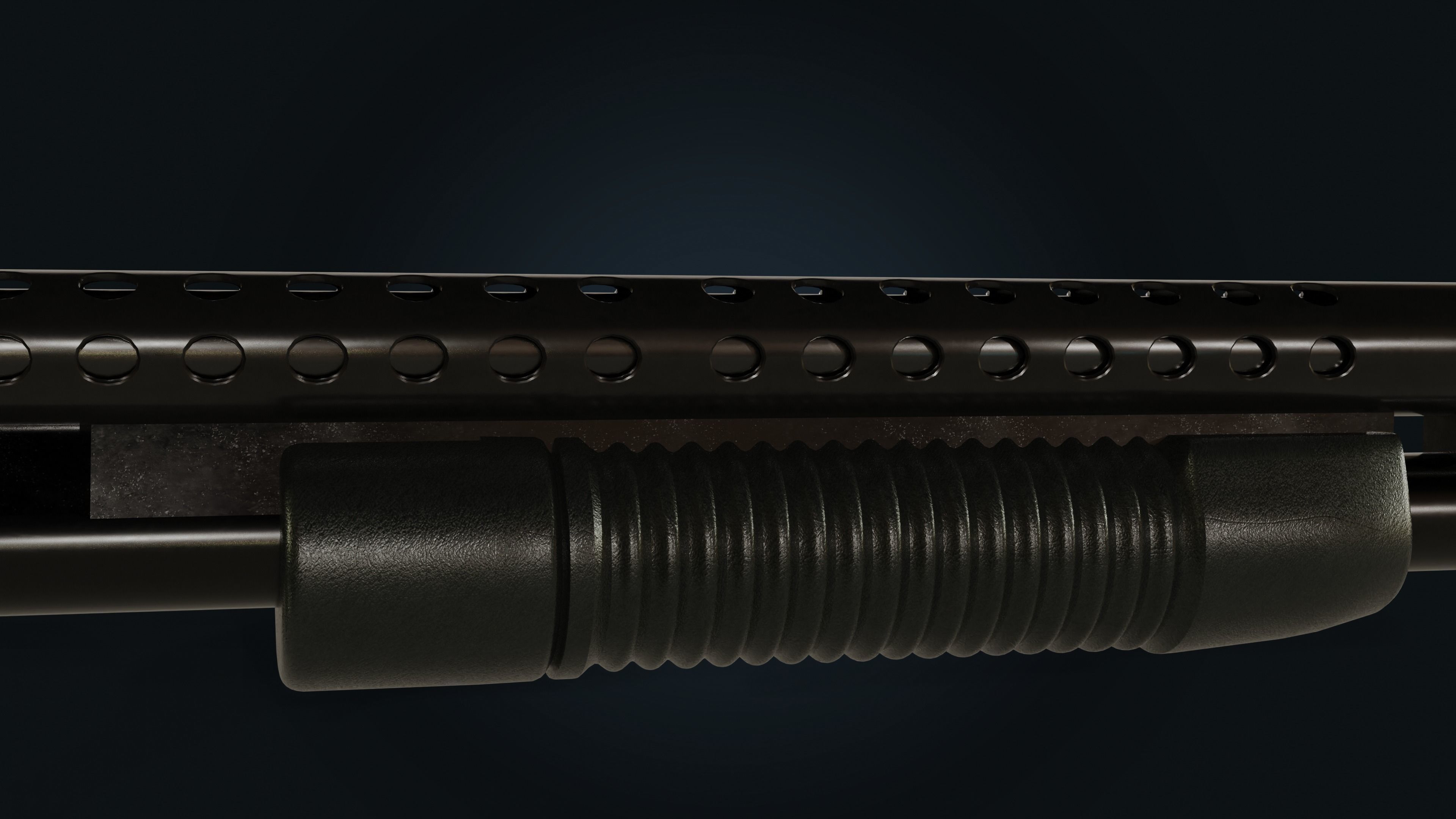 Mossberg 500 Shotgun 3D model_16
