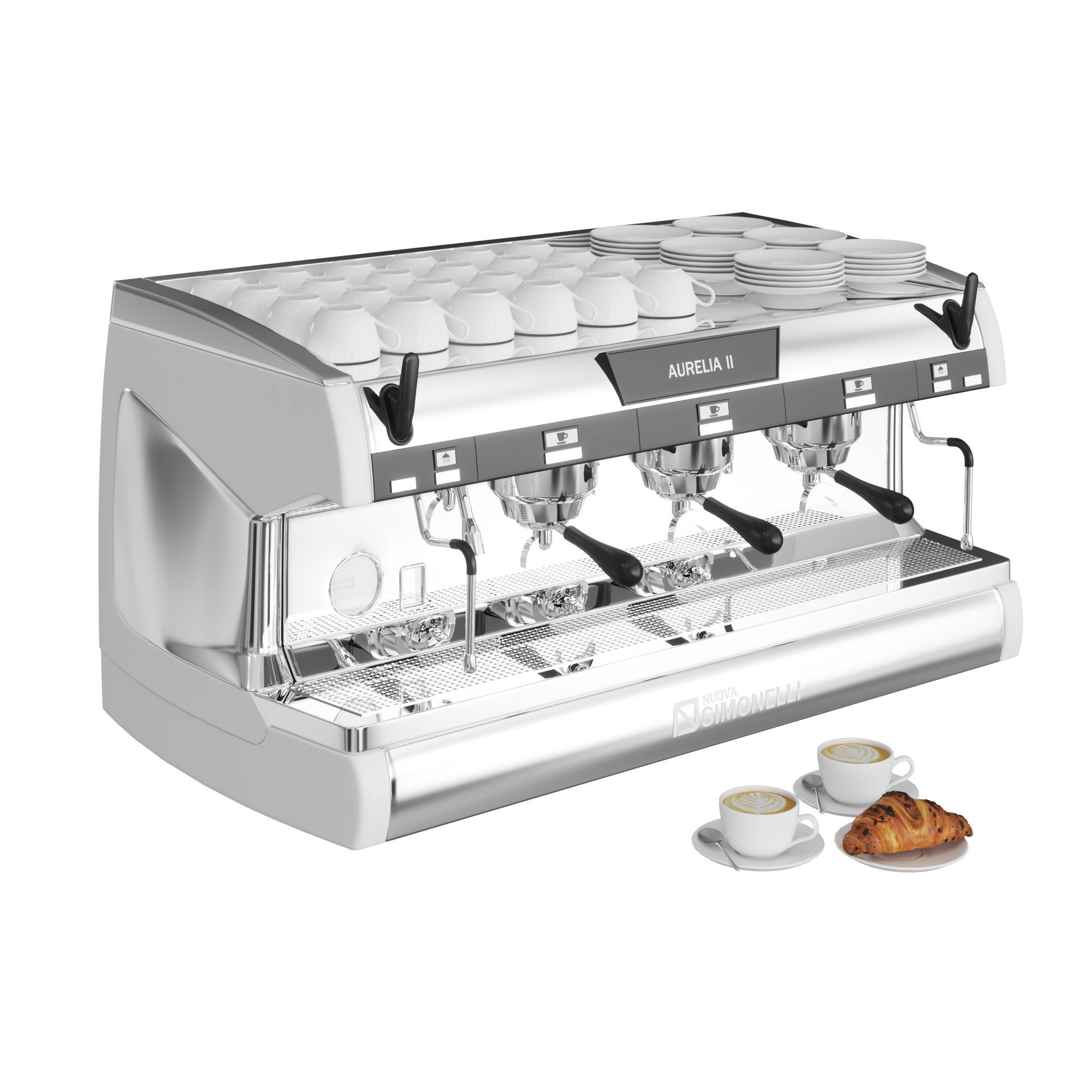 Aurelia Coffee Machine Big 3D model_4