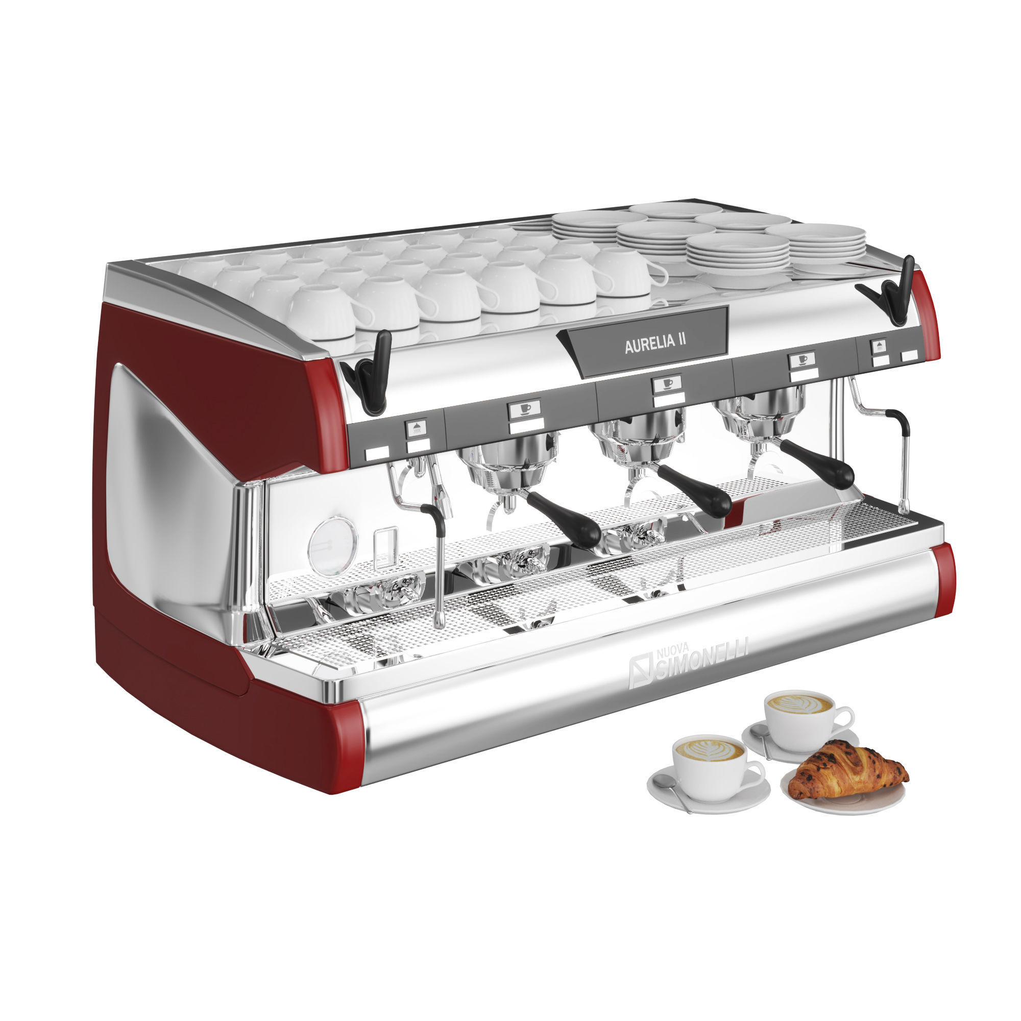 Aurelia Coffee Machine Big 3D model_3
