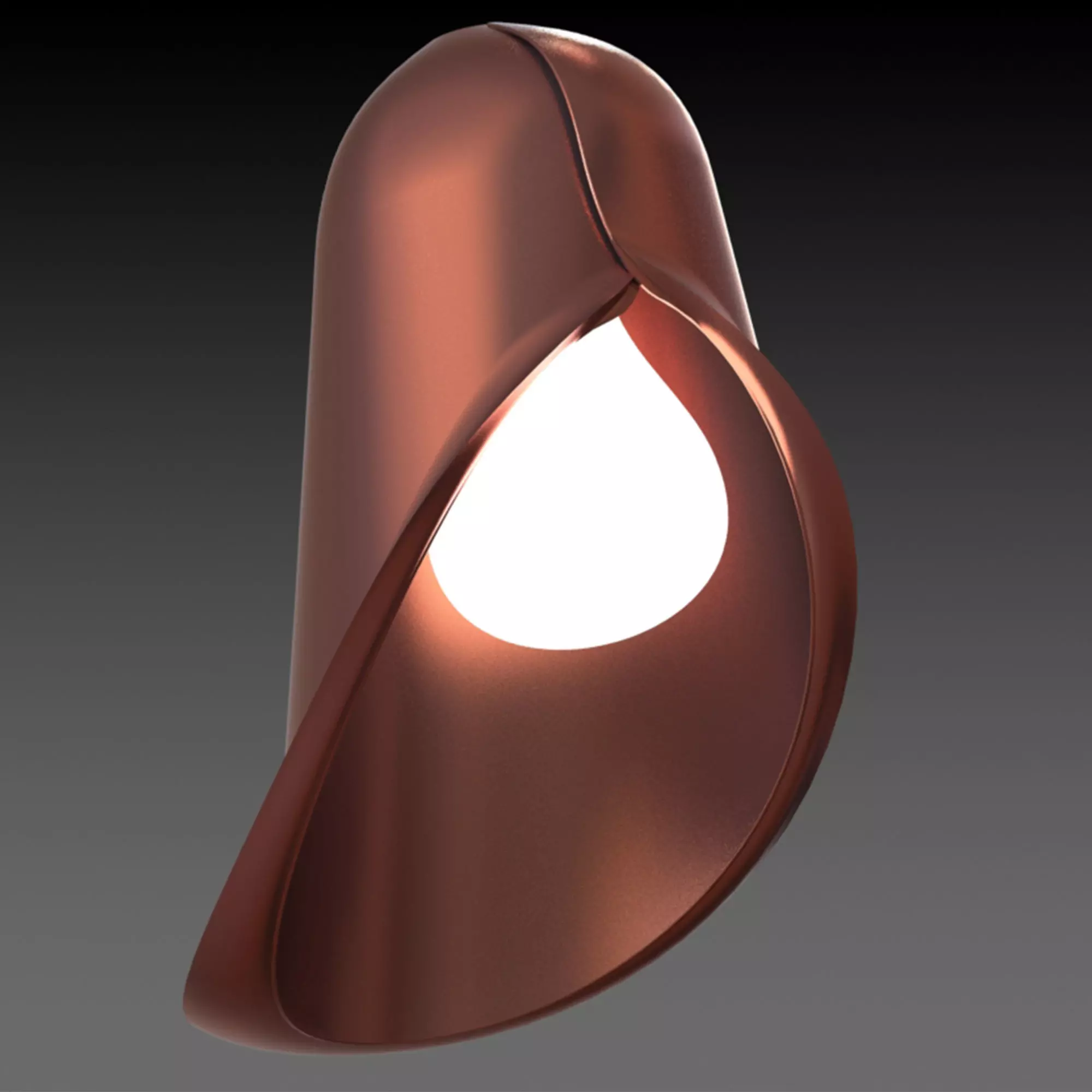 ceiling light inverse flower Free 3D model