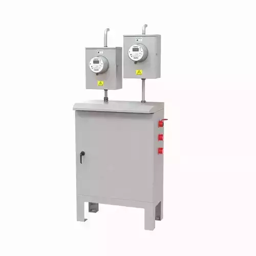 Electric meter with cable box