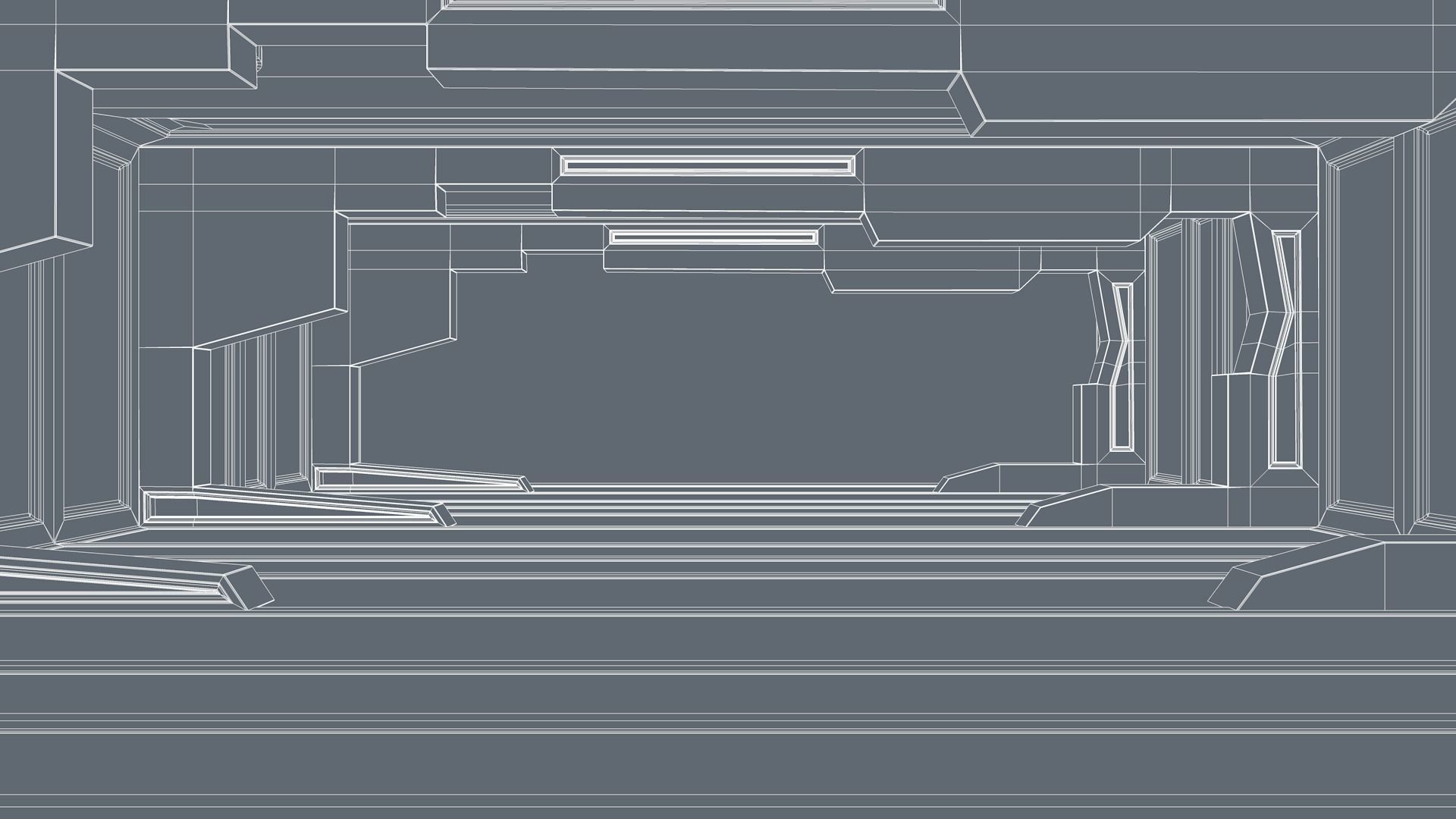 Sci Fi Tunnel 3D model_11