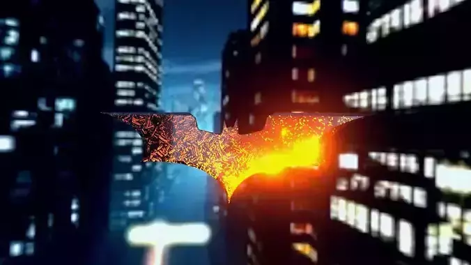batarang dark night Free 3D model