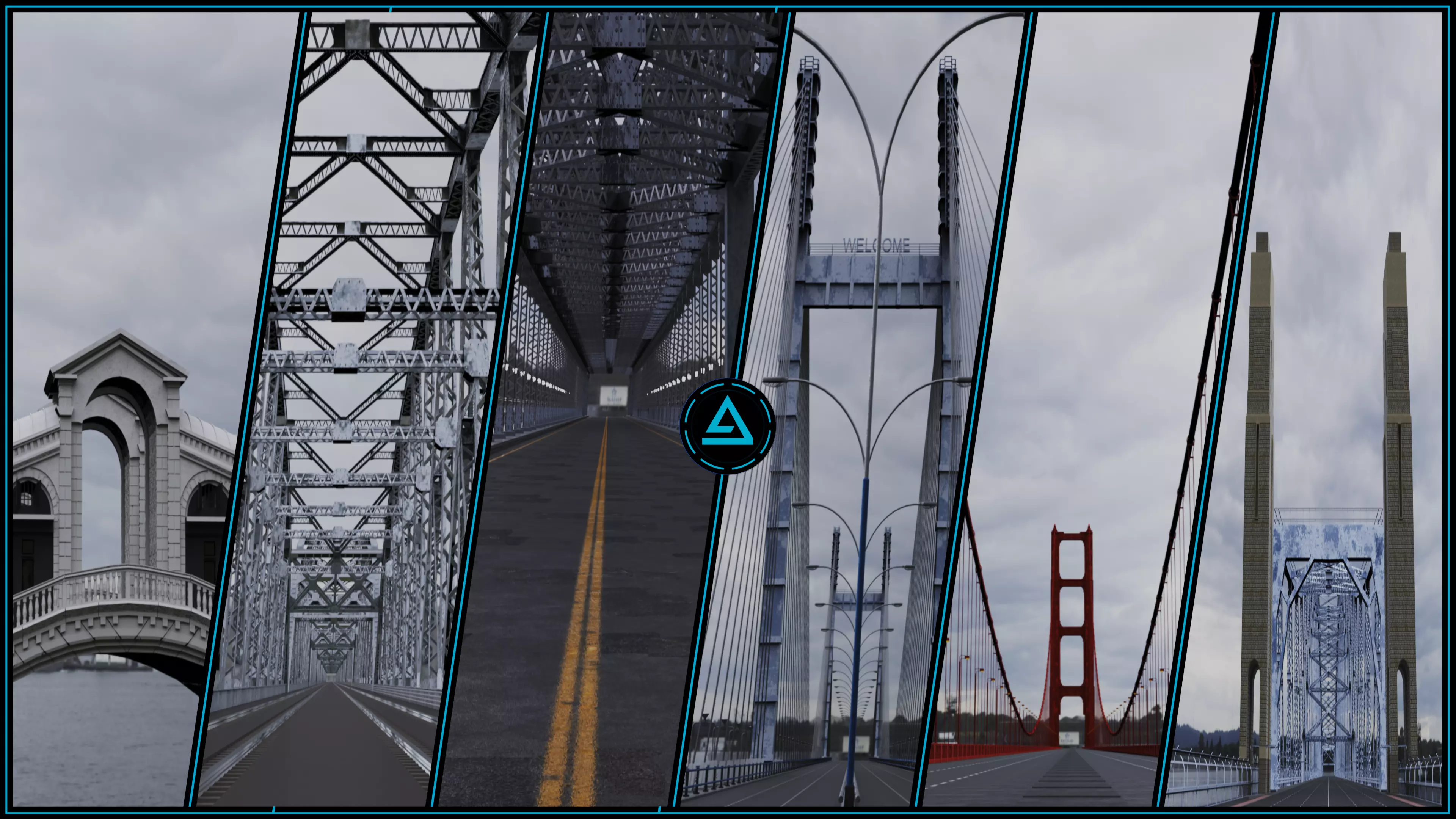 Bridge Pack 3D model_0