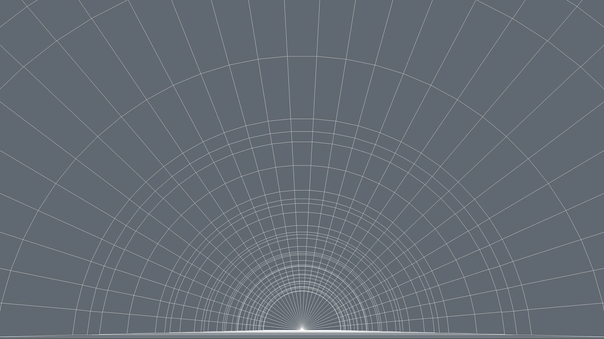 Sci Fi Tunnel Low-poly 3D model_6