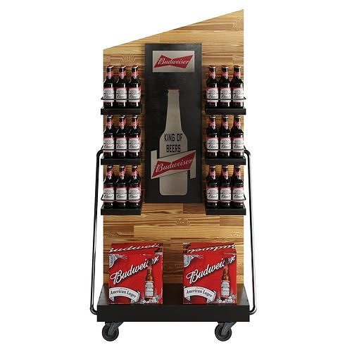 Beer stand 3D model 5