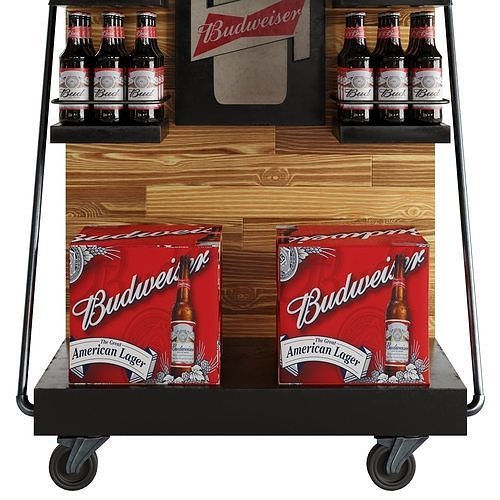 Beer stand 3D model 6