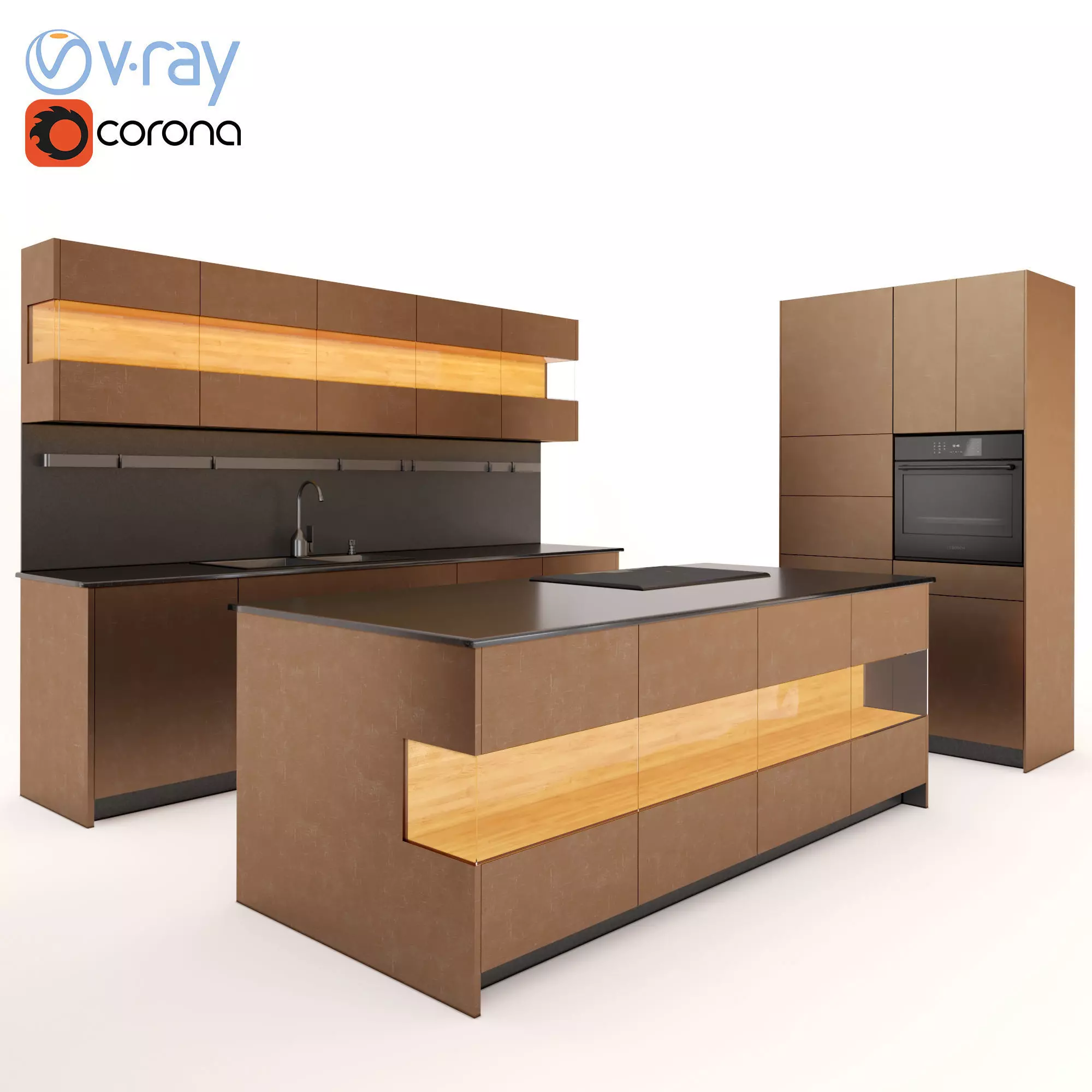 Kitchen 10 3D model
