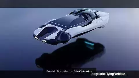 Futuristic-Roads-Cars and City 02