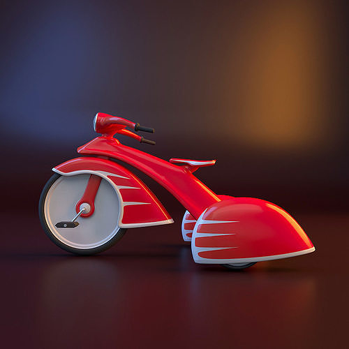 Vintage trike 3D print model