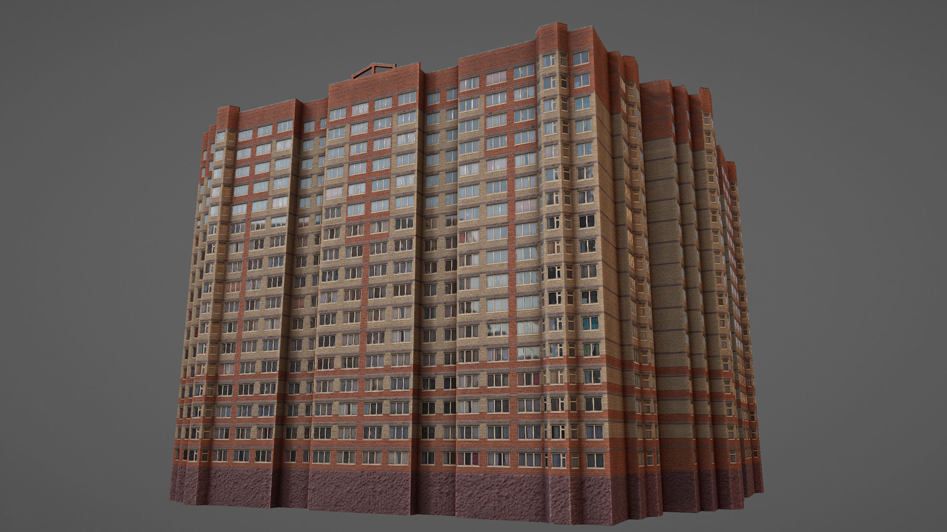 MSK Building 03 Low-poly 3D model_10