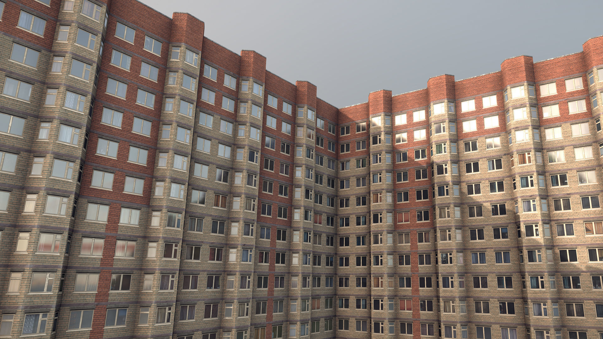MSK Building 03 Low-poly 3D model_1