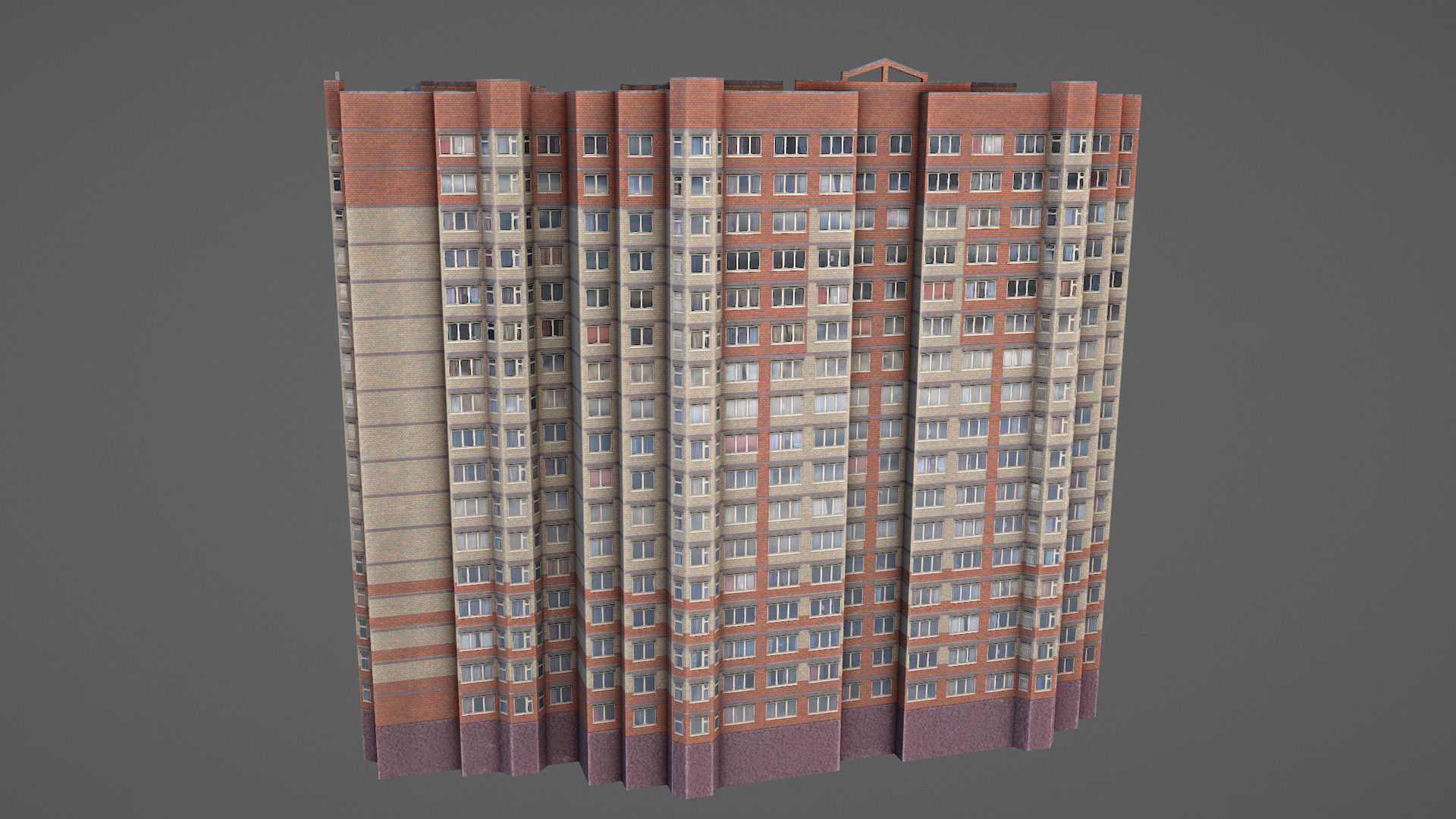 MSK Building 03 Low-poly 3D model_13