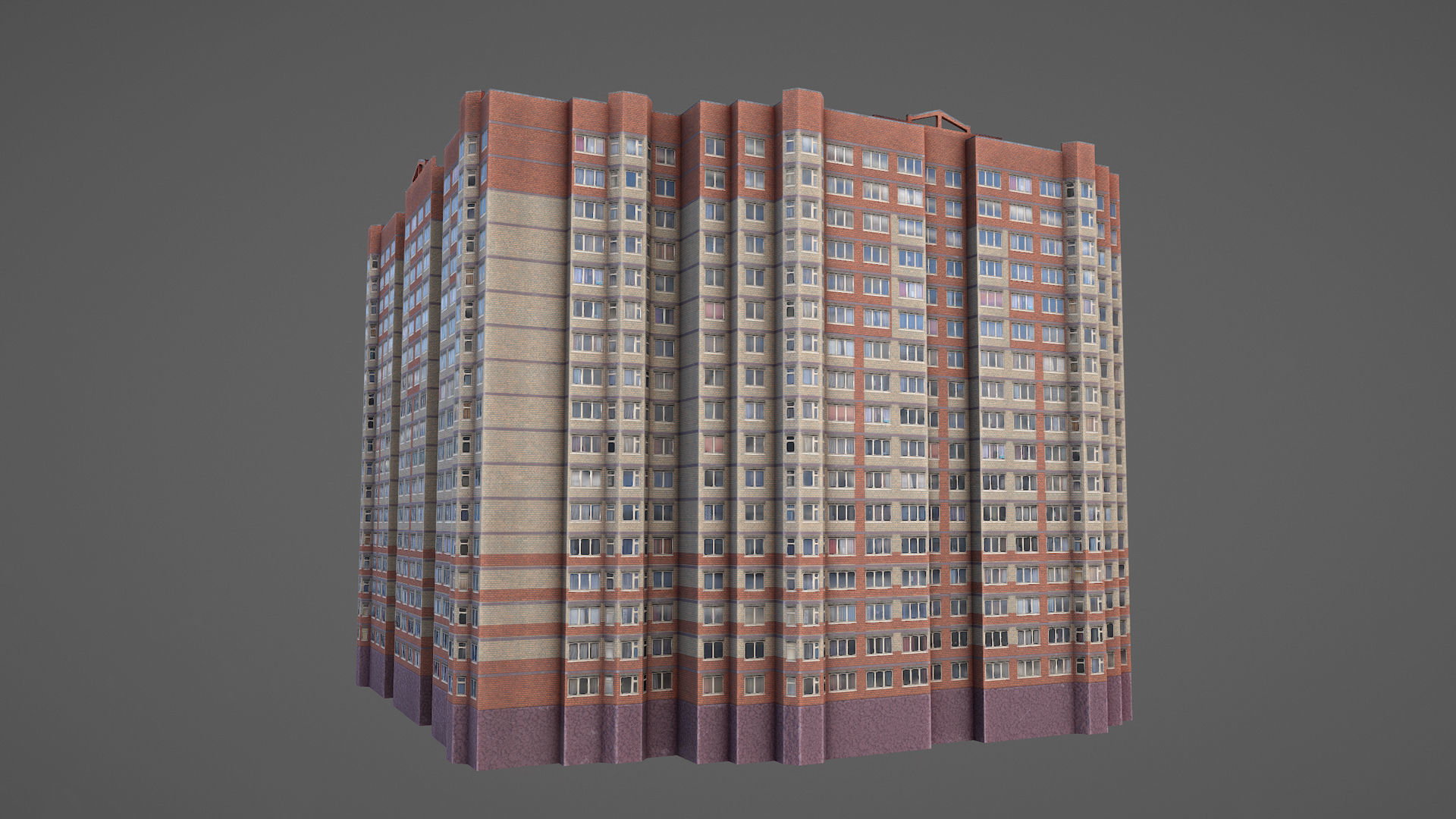 MSK Building 03 Low-poly 3D model_12