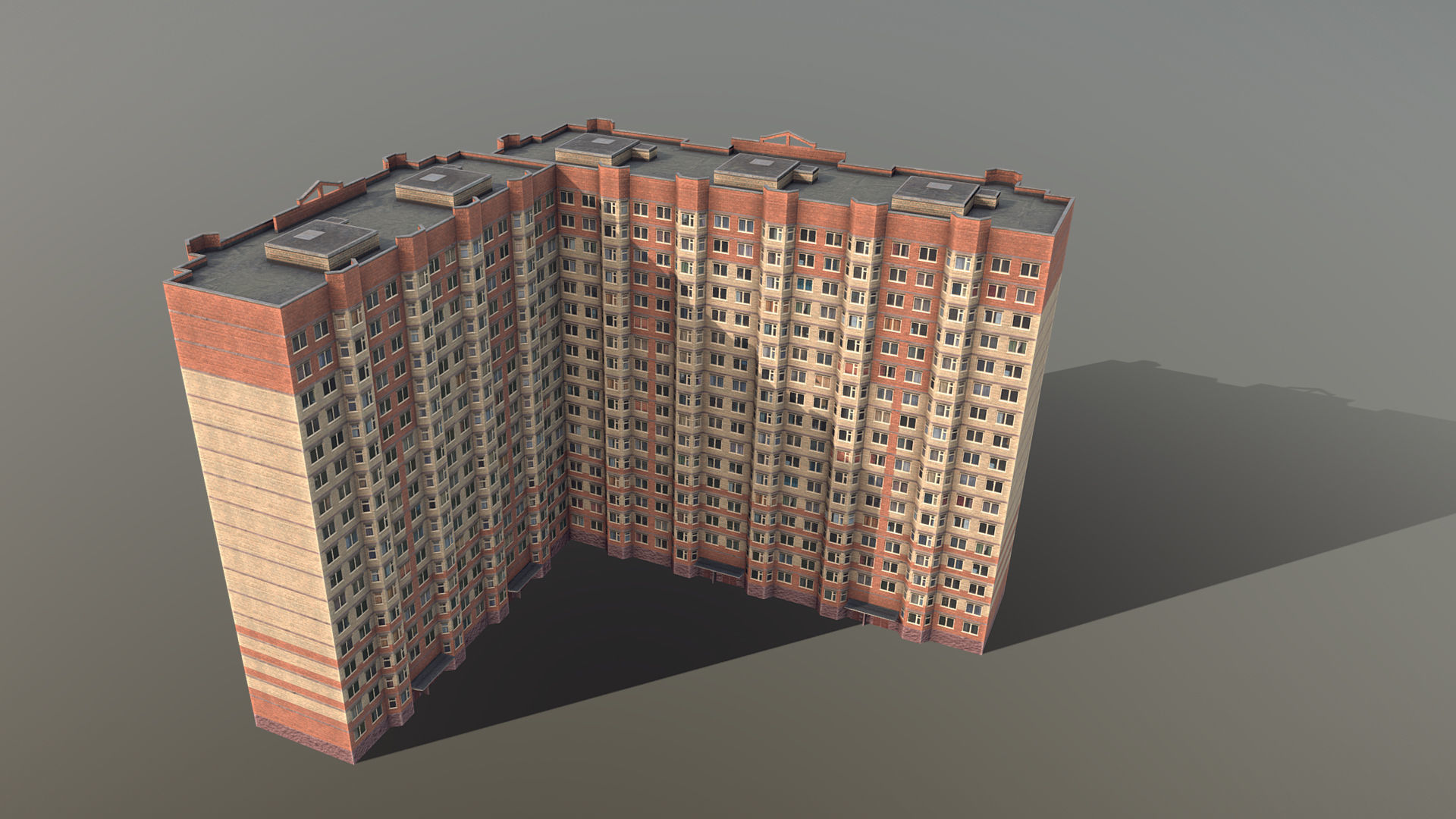 MSK Building 03 Low-poly 3D model_3