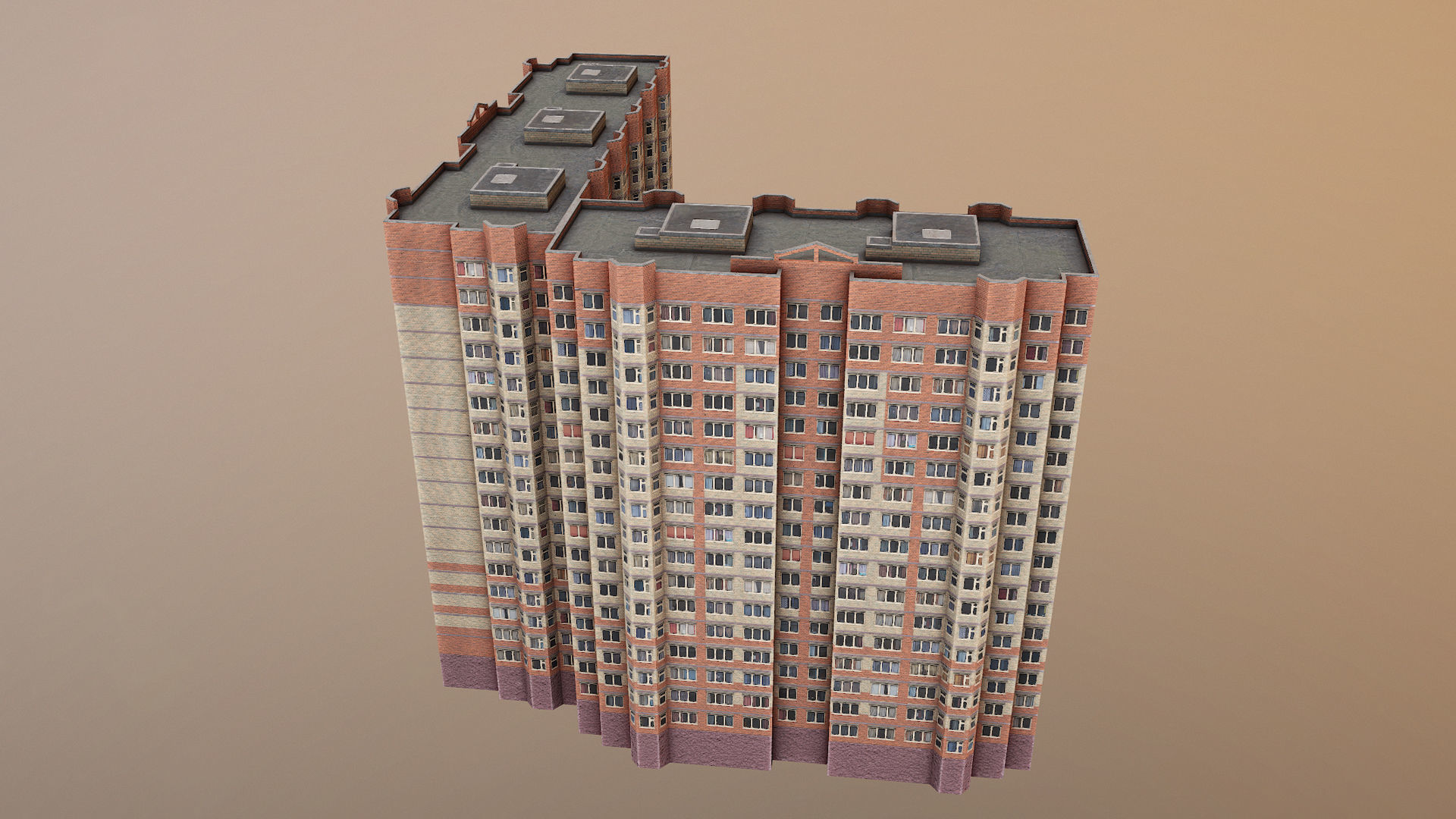 MSK Building 03 Low-poly 3D model_18